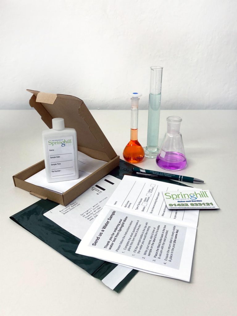 Bacteria Water Test from Springhill Water, West Yorkshire Bacteria Water Test from Springhill Water, West Yorkshire